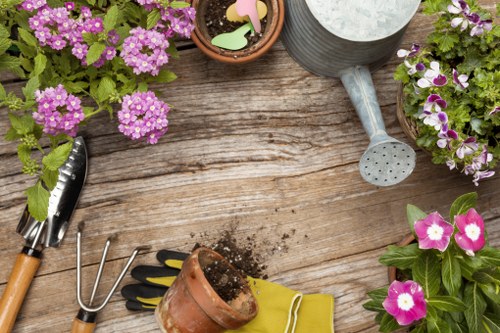 Patio installation planning for an Alperton home garden