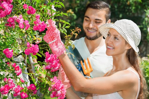 A low-maintenance artificial lawn suitable for homes and commercial spaces in Alperton