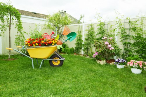 Protected checkout area for Landscaping Alperton payments